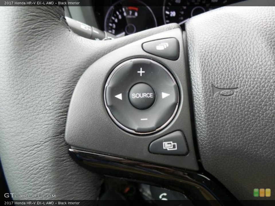 Black Interior Controls for the 2017 Honda HR-V EX-L AWD #119640687