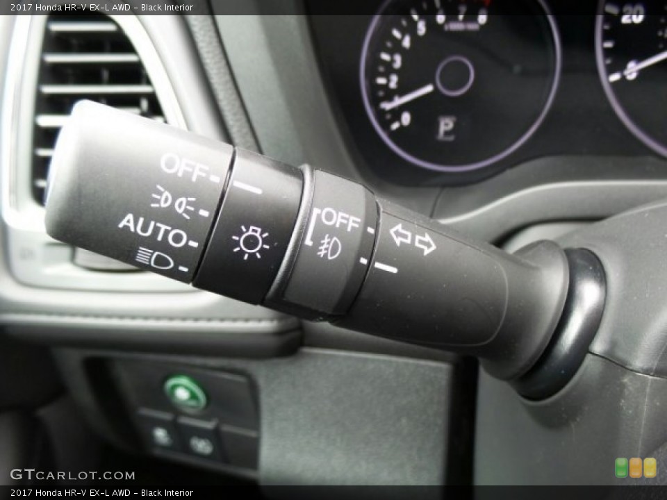 Black Interior Controls for the 2017 Honda HR-V EX-L AWD #119640723