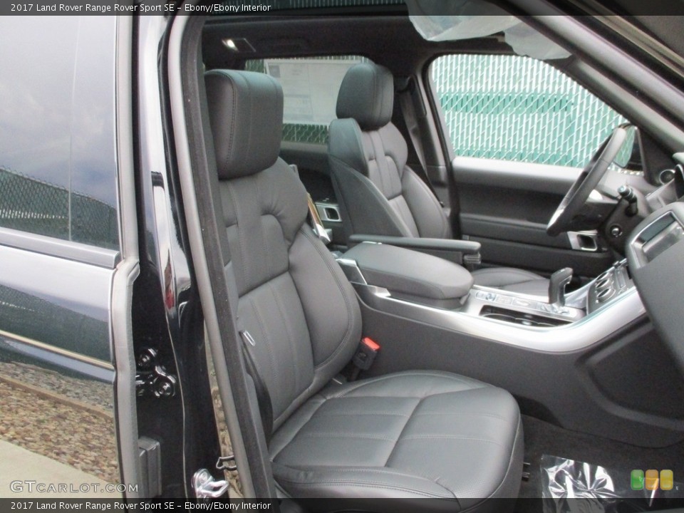 Ebony/Ebony Interior Front Seat for the 2017 Land Rover Range Rover Sport SE #119648976