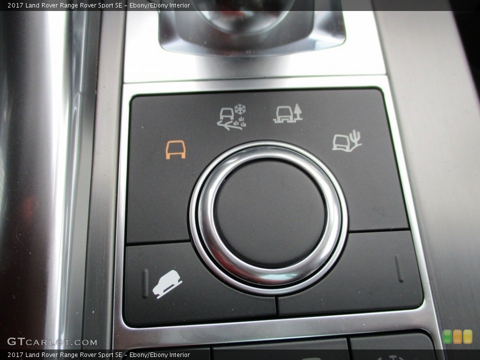 Ebony/Ebony Interior Controls for the 2017 Land Rover Range Rover Sport SE #119649129