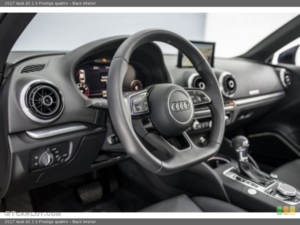 Black Interior Dashboard for the 2017 Audi A3 2.0 Prestige quattro #119652315