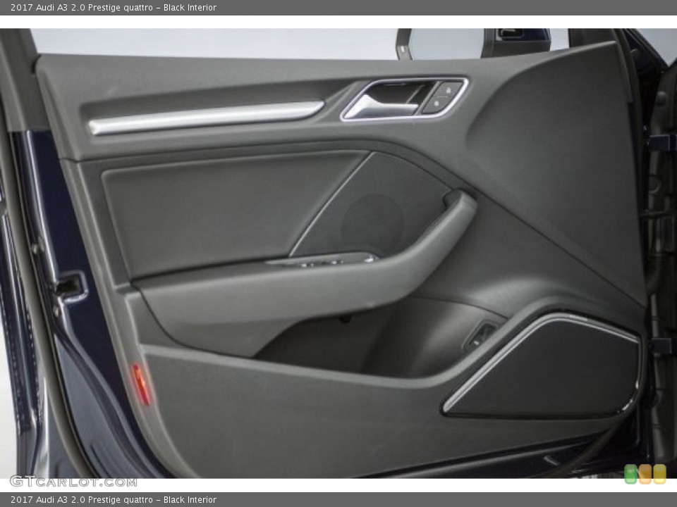Black Interior Door Panel for the 2017 Audi A3 2.0 Prestige quattro #119652389
