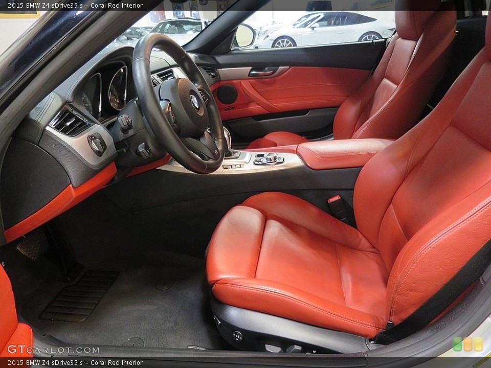 Coral Red Interior Front Seat for the 2015 BMW Z4 sDrive35is #119652768