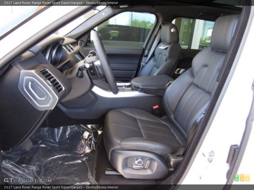 Ebony/Ebony Interior Front Seat for the 2017 Land Rover Range Rover Sport Supercharged #119659038
