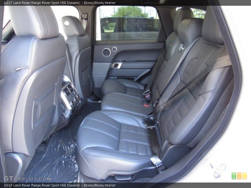 Ebony/Ebony Interior Rear Seat for the 2017 Land Rover Range Rover Sport HSE Dynamic #119661078