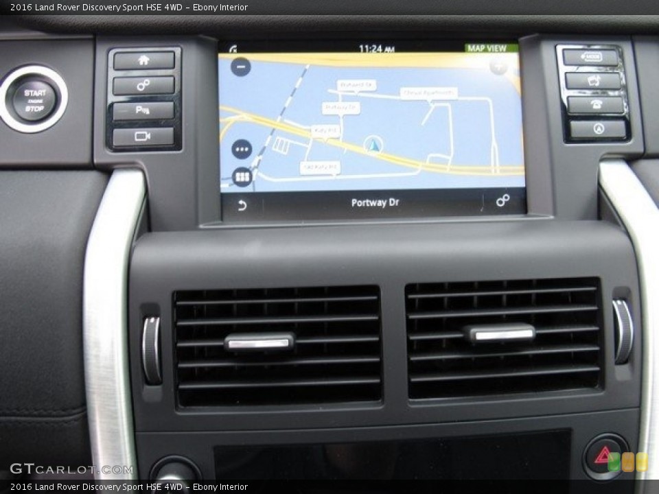 Ebony Interior Navigation for the 2016 Land Rover Discovery Sport HSE 4WD #119662548