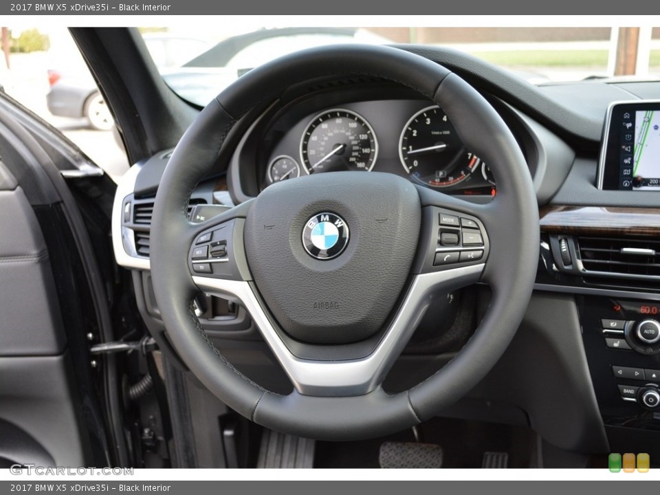 Black Interior Steering Wheel for the 2017 BMW X5 xDrive35i #119665497