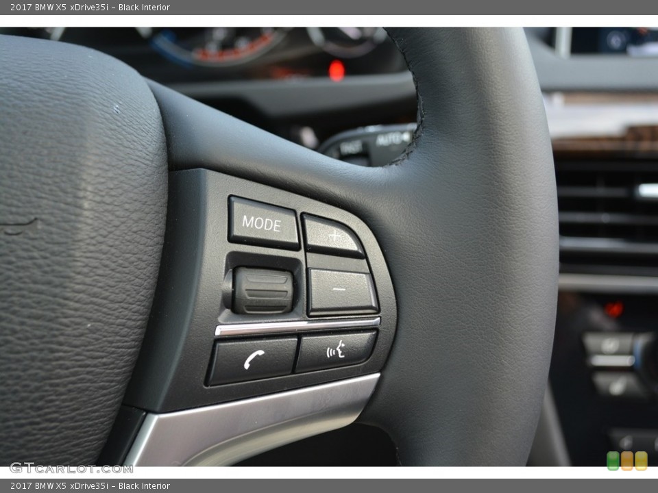 Black Interior Controls for the 2017 BMW X5 xDrive35i #119665542