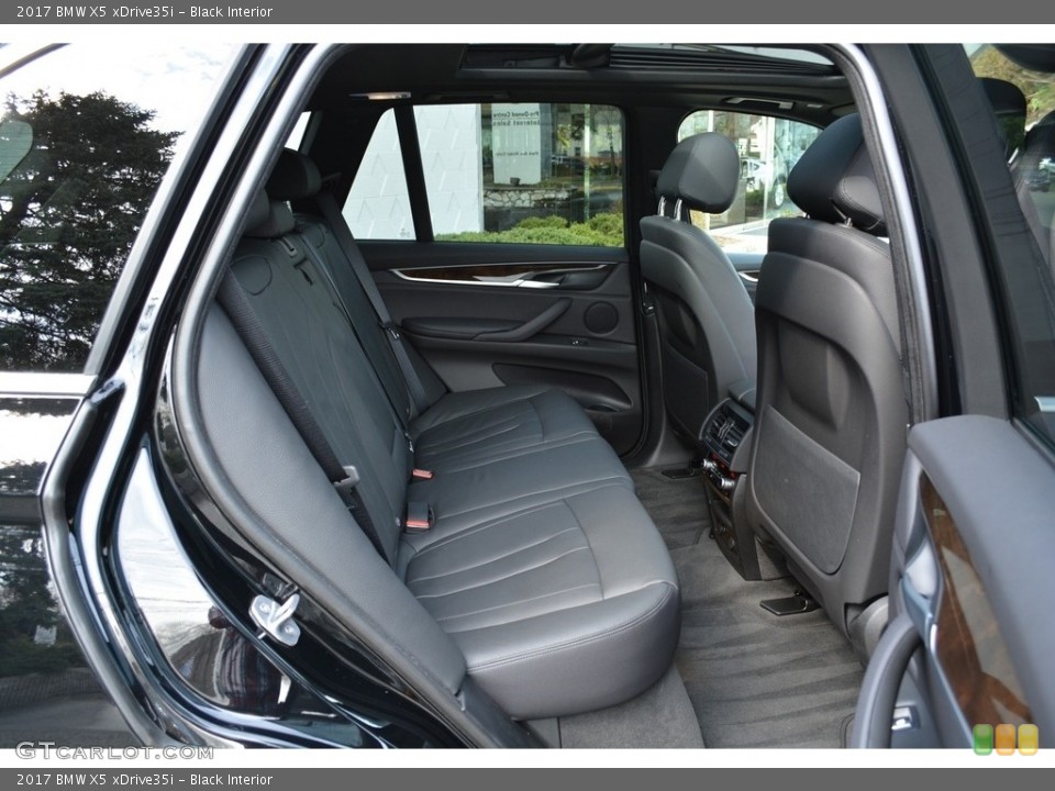 Black Interior Rear Seat for the 2017 BMW X5 xDrive35i #119665695