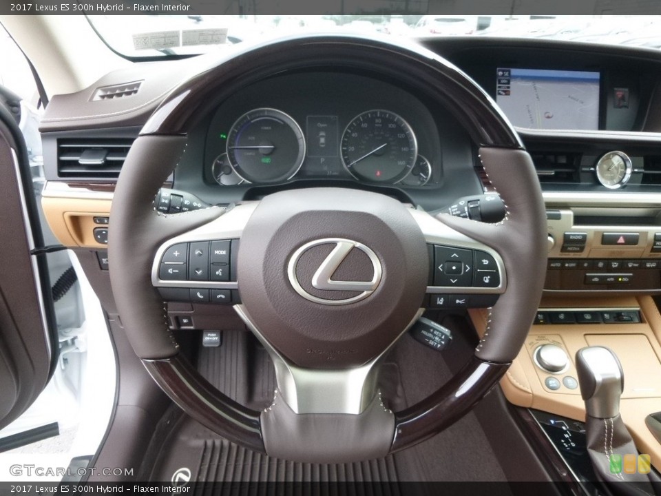 Flaxen Interior Steering Wheel for the 2017 Lexus ES 300h Hybrid #119668488