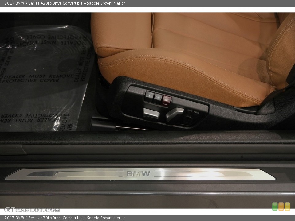 Saddle Brown Interior Front Seat for the 2017 BMW 4 Series 430i xDrive Convertible #119668656