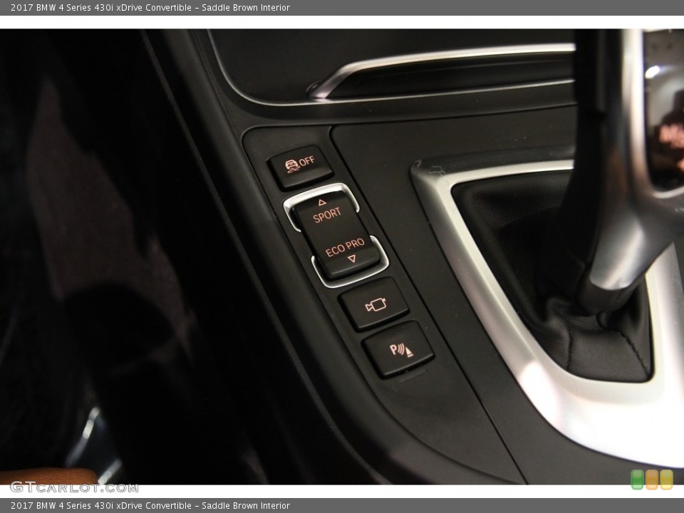 Saddle Brown Interior Controls for the 2017 BMW 4 Series 430i xDrive Convertible #119668902