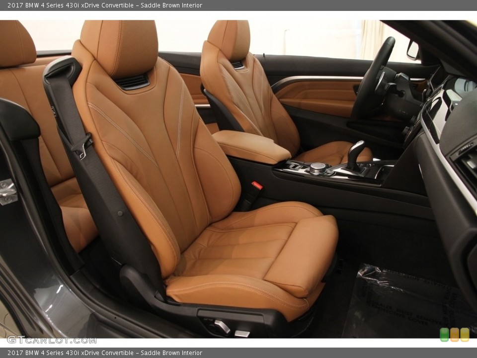 Saddle Brown Interior Front Seat for the 2017 BMW 4 Series 430i xDrive Convertible #119668986