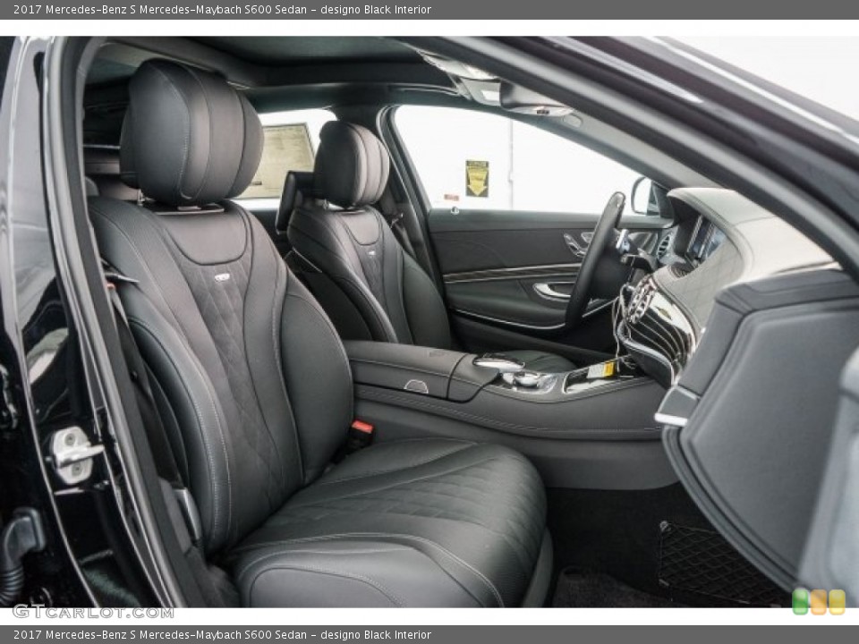designo Black Interior Photo for the 2017 Mercedes-Benz S Mercedes-Maybach S600 Sedan #119677401