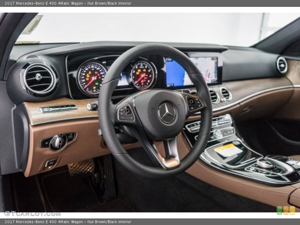 Nut Brown/Black Interior Dashboard for the 2017 Mercedes-Benz E 400 4Matic Wagon #119678412