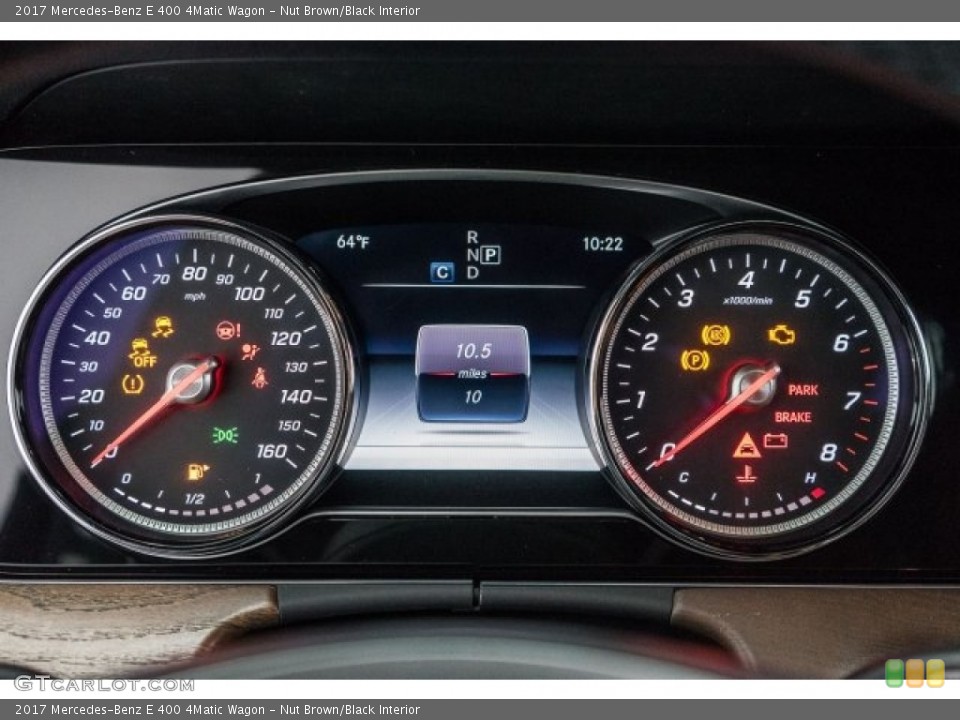 Nut Brown/Black Interior Gauges for the 2017 Mercedes-Benz E 400 4Matic Wagon #119678430