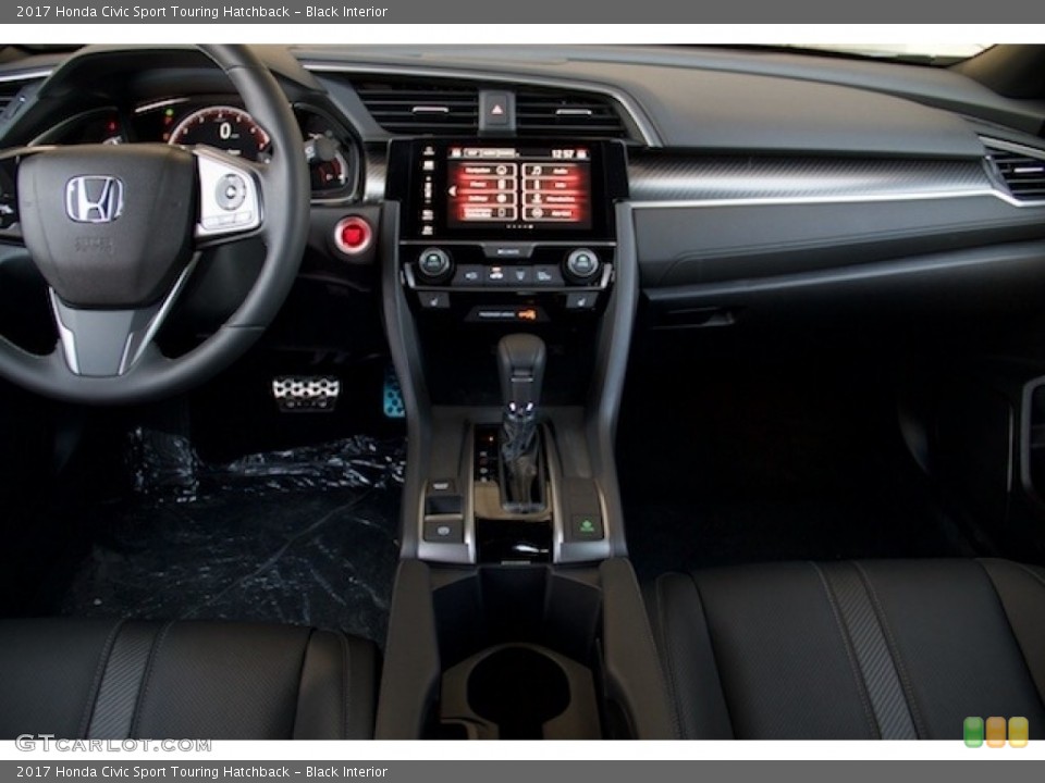 Black Interior Dashboard for the 2017 Honda Civic Sport Touring Hatchback #119678454