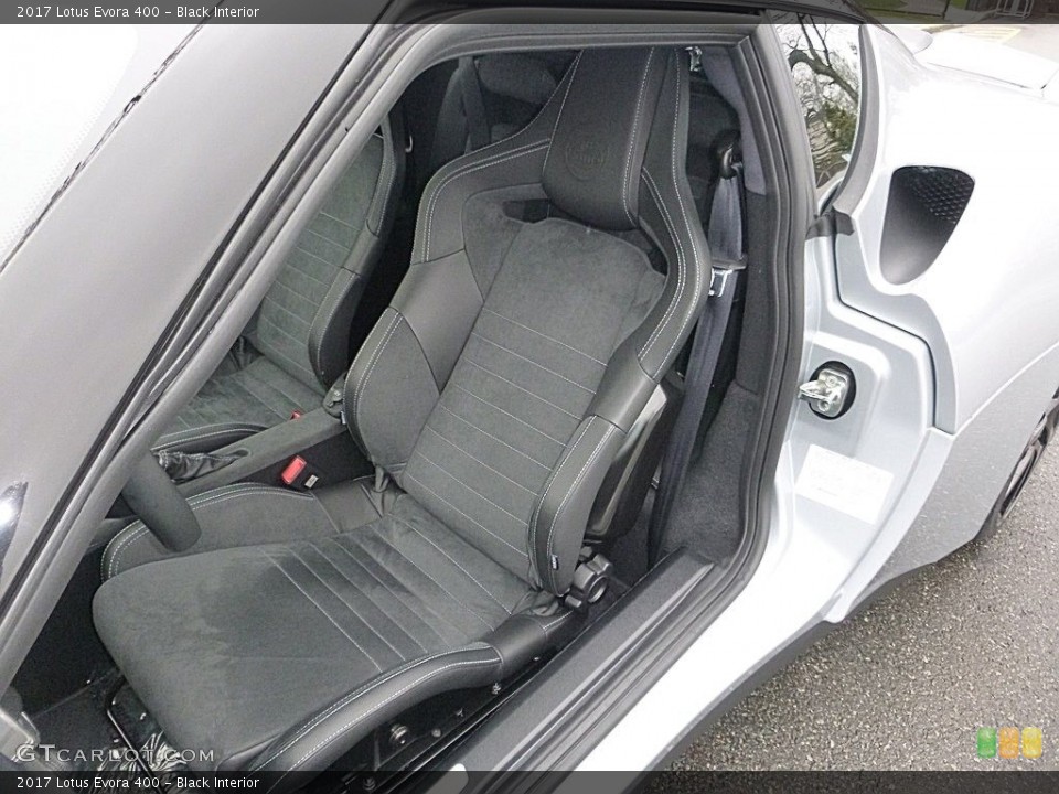 Black Interior Front Seat for the 2017 Lotus Evora 400 #119679663
