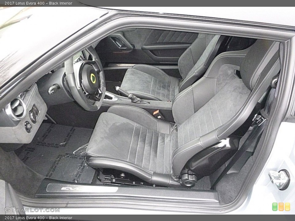 Black Interior Front Seat for the 2017 Lotus Evora 400 #119679687