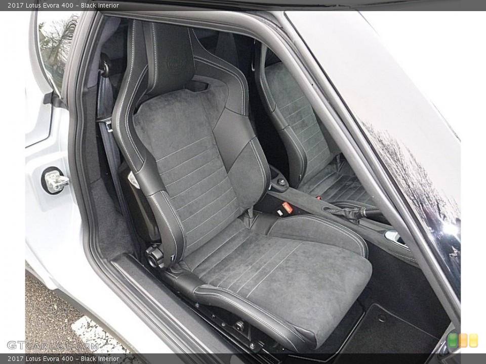 Black Interior Front Seat for the 2017 Lotus Evora 400 #119679765