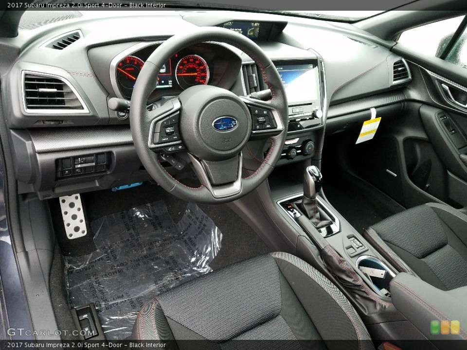 Black Interior Photo for the 2017 Subaru Impreza 2.0i Sport 4-Door #119681544
