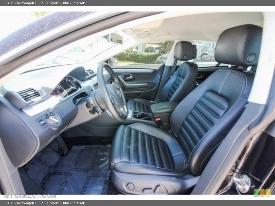 Black Interior Photo for the 2016 Volkswagen CC 2.0T Sport #119685305
