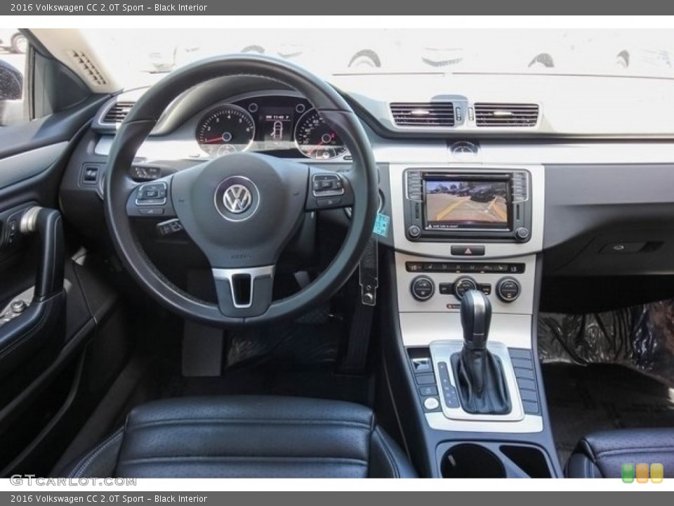 Black Interior Dashboard for the 2016 Volkswagen CC 2.0T Sport #119685483