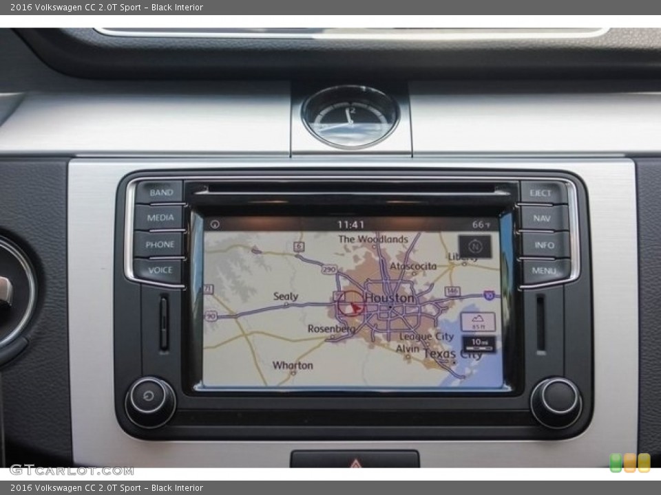 Black Interior Navigation for the 2016 Volkswagen CC 2.0T Sport #119685525