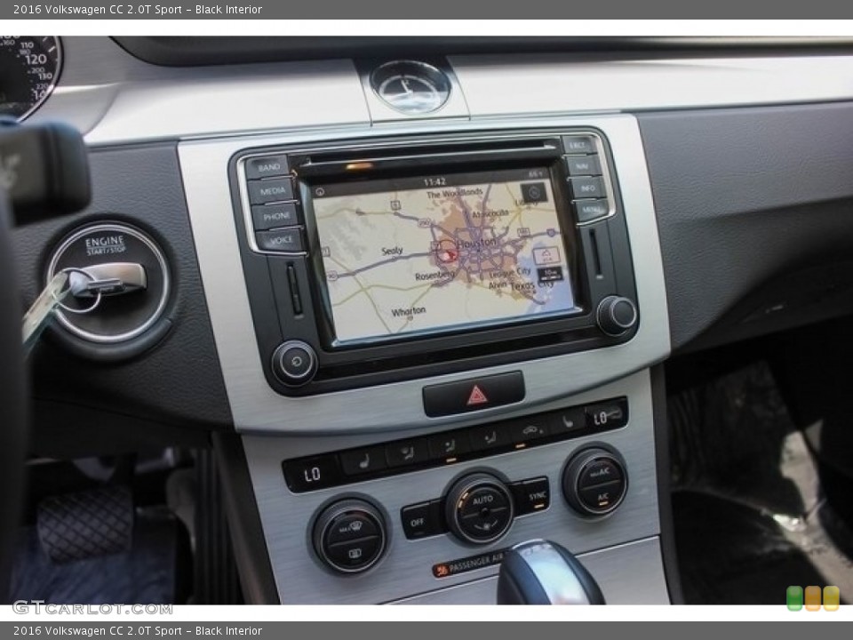 Black Interior Controls for the 2016 Volkswagen CC 2.0T Sport #119685543