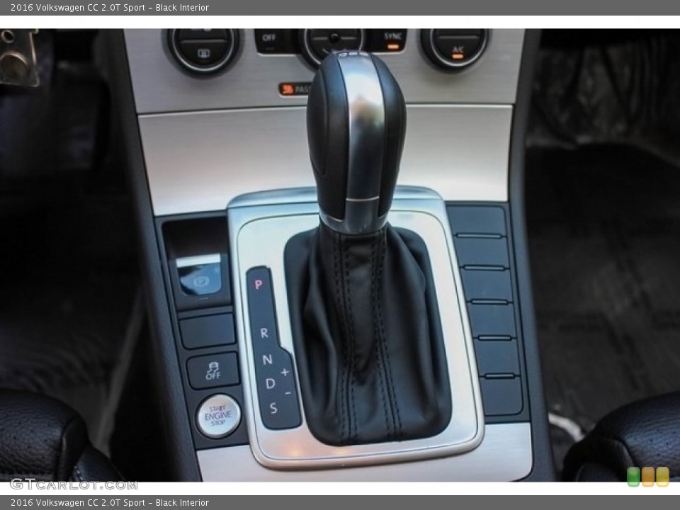 Black Interior Transmission for the 2016 Volkswagen CC 2.0T Sport #119685588