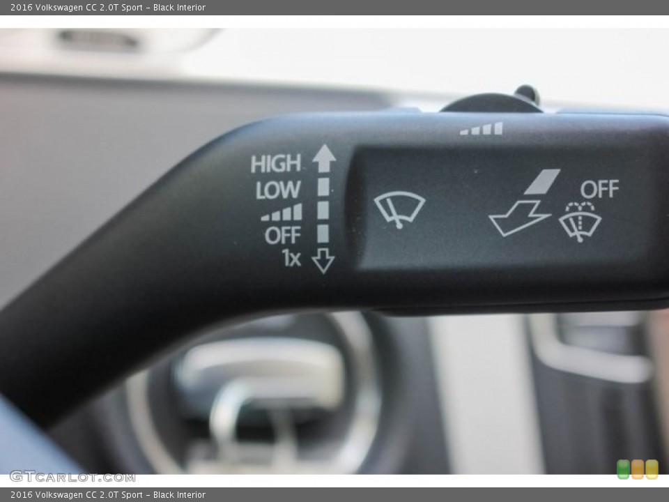 Black Interior Controls for the 2016 Volkswagen CC 2.0T Sport #119685639