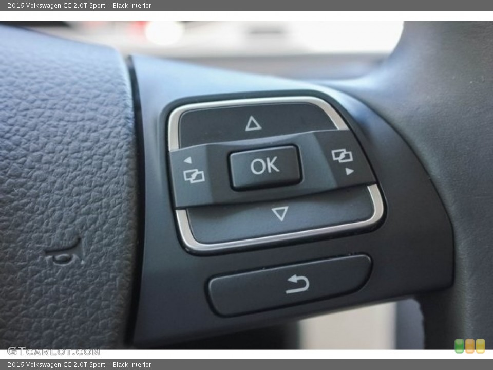 Black Interior Controls for the 2016 Volkswagen CC 2.0T Sport #119685678