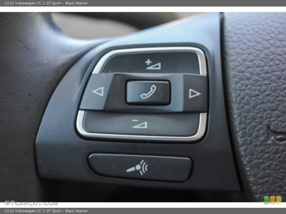 Black Interior Controls for the 2016 Volkswagen CC 2.0T Sport #119685690