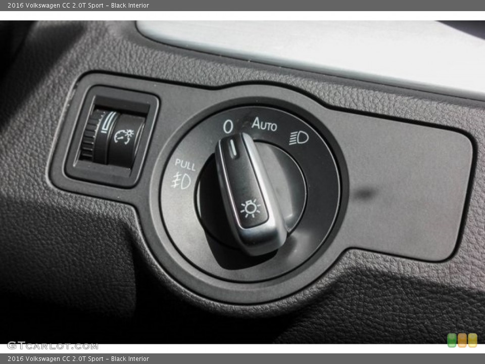 Black Interior Controls for the 2016 Volkswagen CC 2.0T Sport #119685747
