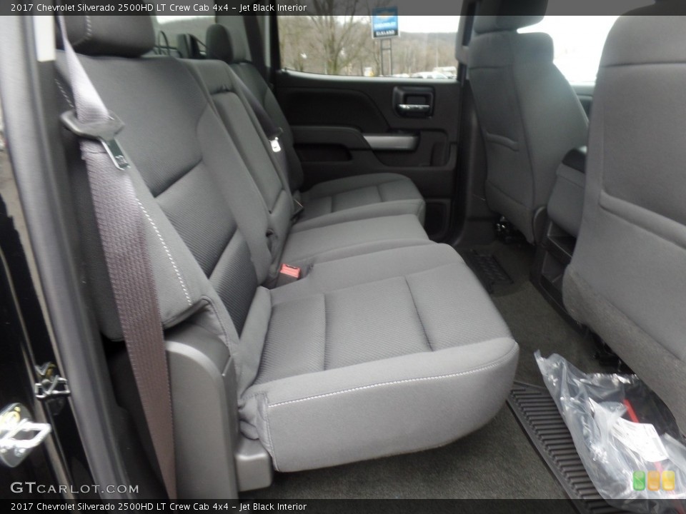 Jet Black Interior Rear Seat for the 2017 Chevrolet Silverado 2500HD LT Crew Cab 4x4 #119690286