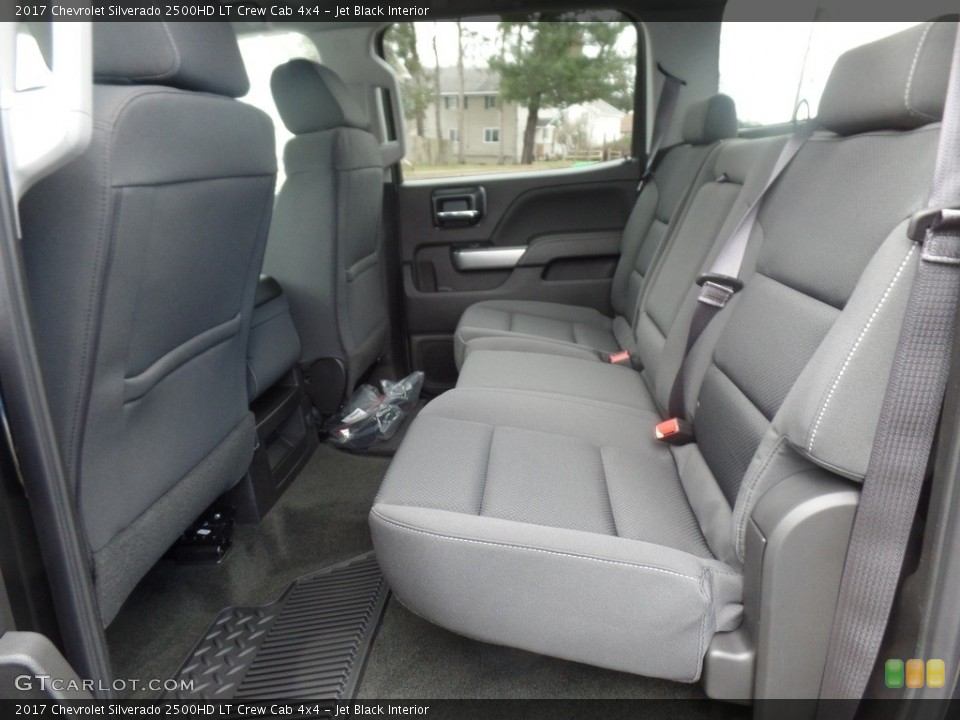 Jet Black Interior Rear Seat for the 2017 Chevrolet Silverado 2500HD LT Crew Cab 4x4 #119690329