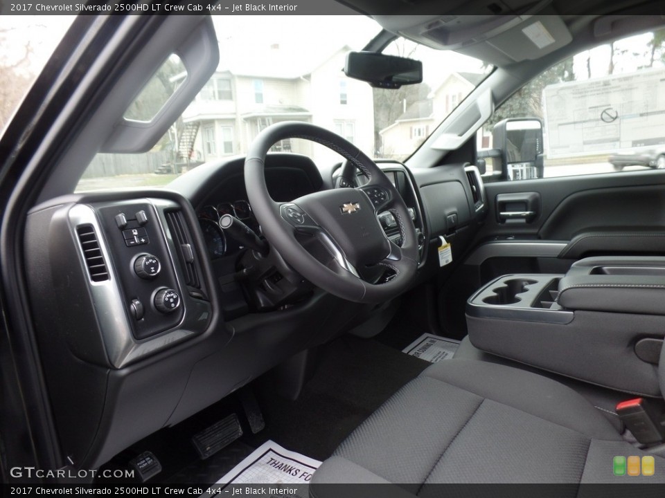 Jet Black Interior Photo for the 2017 Chevrolet Silverado 2500HD LT Crew Cab 4x4 #119690472
