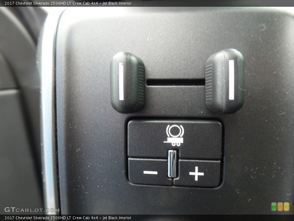 Jet Black Interior Controls for the 2017 Chevrolet Silverado 2500HD LT Crew Cab 4x4 #119690550
