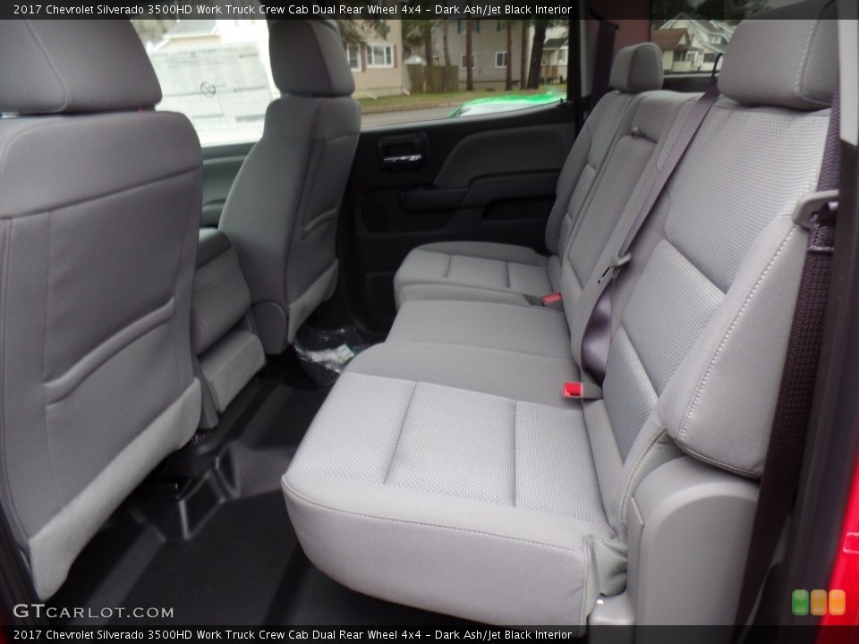 Dark Ash/Jet Black Interior Rear Seat for the 2017 Chevrolet Silverado 3500HD Work Truck Crew Cab Dual Rear Wheel 4x4 #119693721