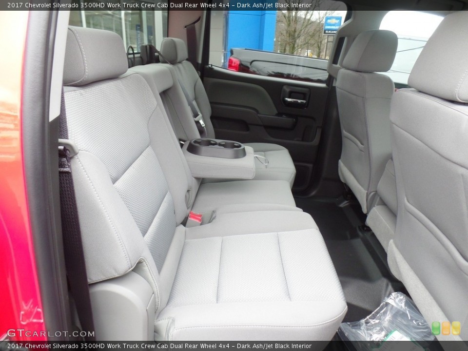 Dark Ash/Jet Black Interior Rear Seat for the 2017 Chevrolet Silverado 3500HD Work Truck Crew Cab Dual Rear Wheel 4x4 #119693874