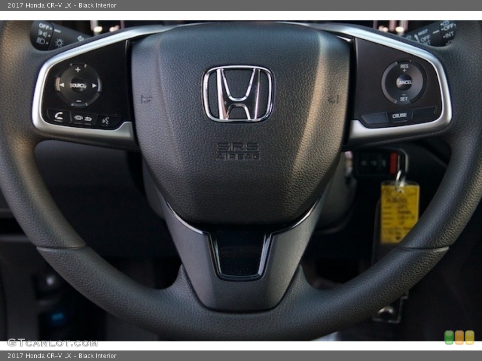 Black Interior Steering Wheel for the 2017 Honda CR-V LX #119696244