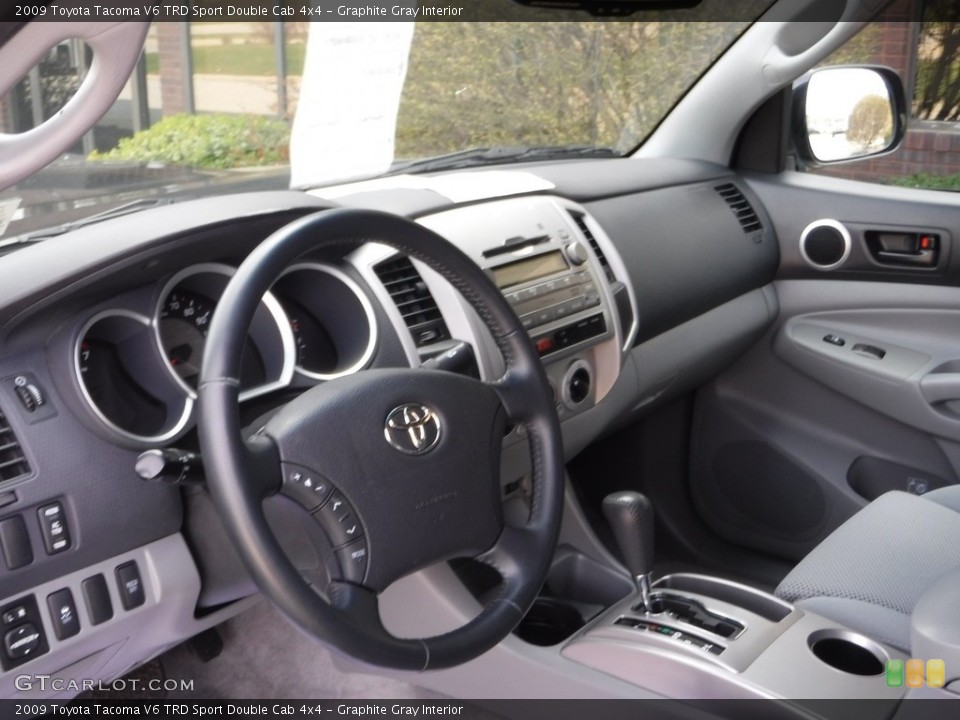 Graphite Gray Interior Dashboard for the 2009 Toyota Tacoma V6 TRD Sport Double Cab 4x4 #119697870