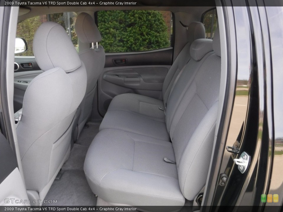 Graphite Gray Interior Rear Seat for the 2009 Toyota Tacoma V6 TRD Sport Double Cab 4x4 #119698194