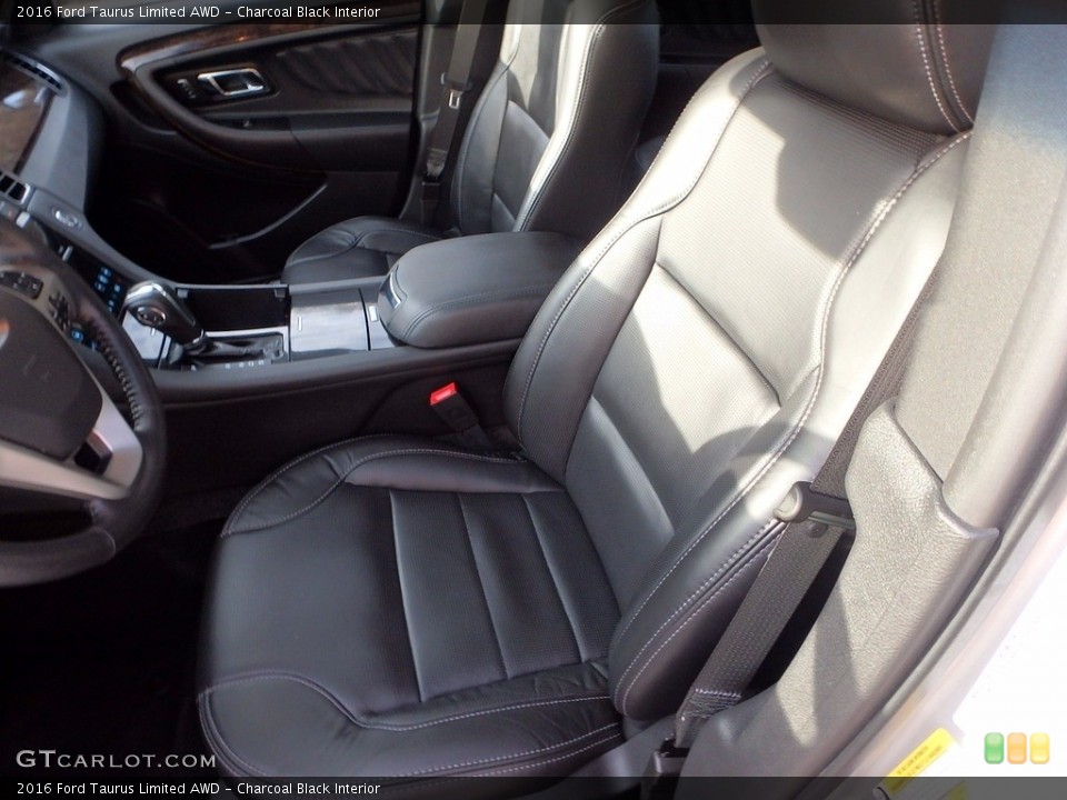 Charcoal Black Interior Front Seat for the 2016 Ford Taurus Limited AWD #119698377