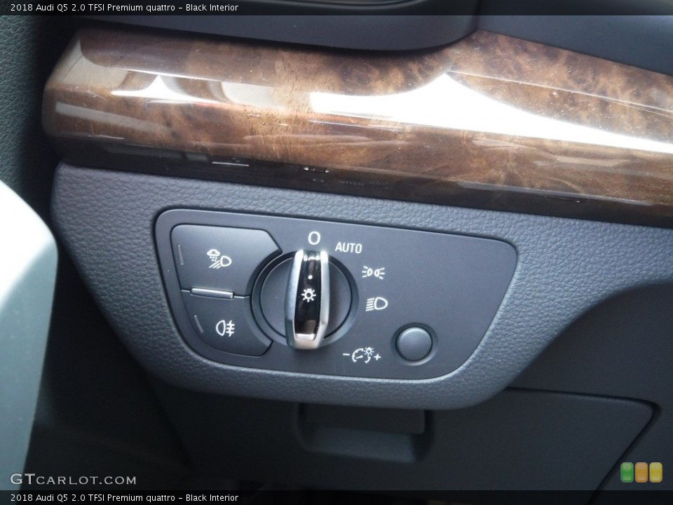 Black Interior Controls for the 2018 Audi Q5 2.0 TFSI Premium quattro #119701266