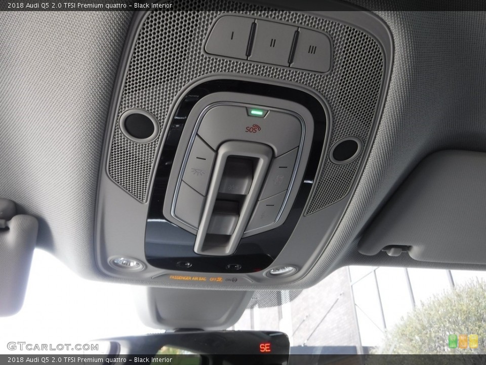 Black Interior Controls for the 2018 Audi Q5 2.0 TFSI Premium quattro #119702193