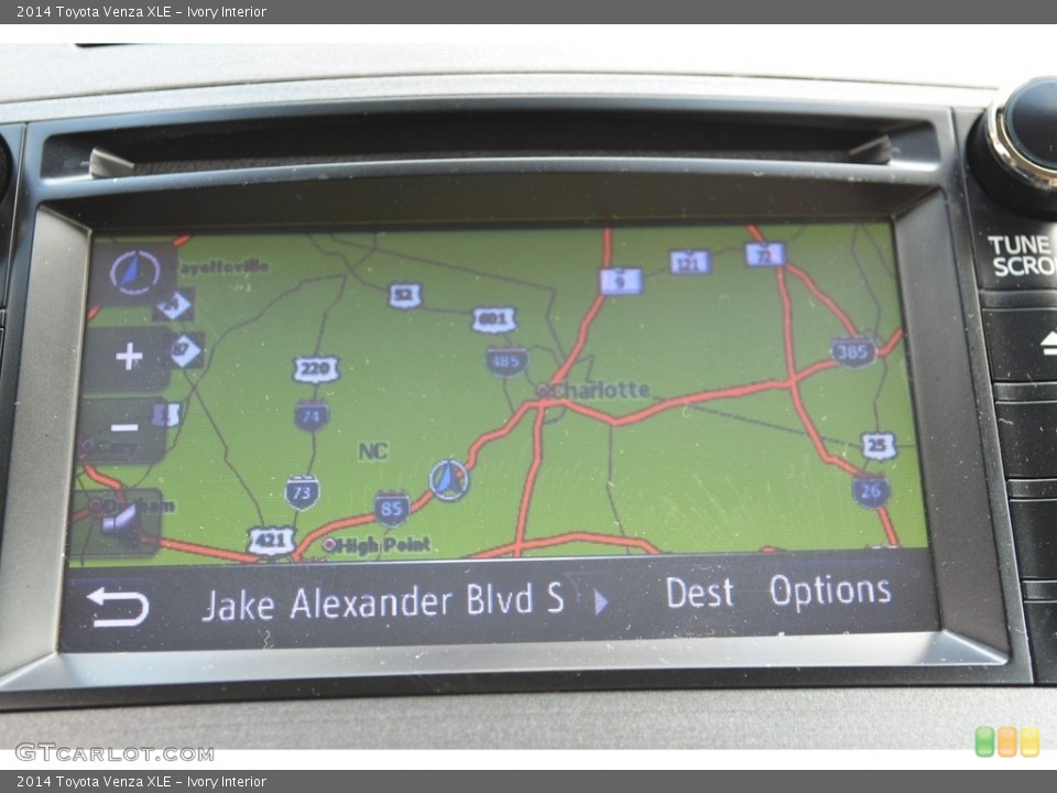 Ivory Interior Navigation for the 2014 Toyota Venza XLE #119705500