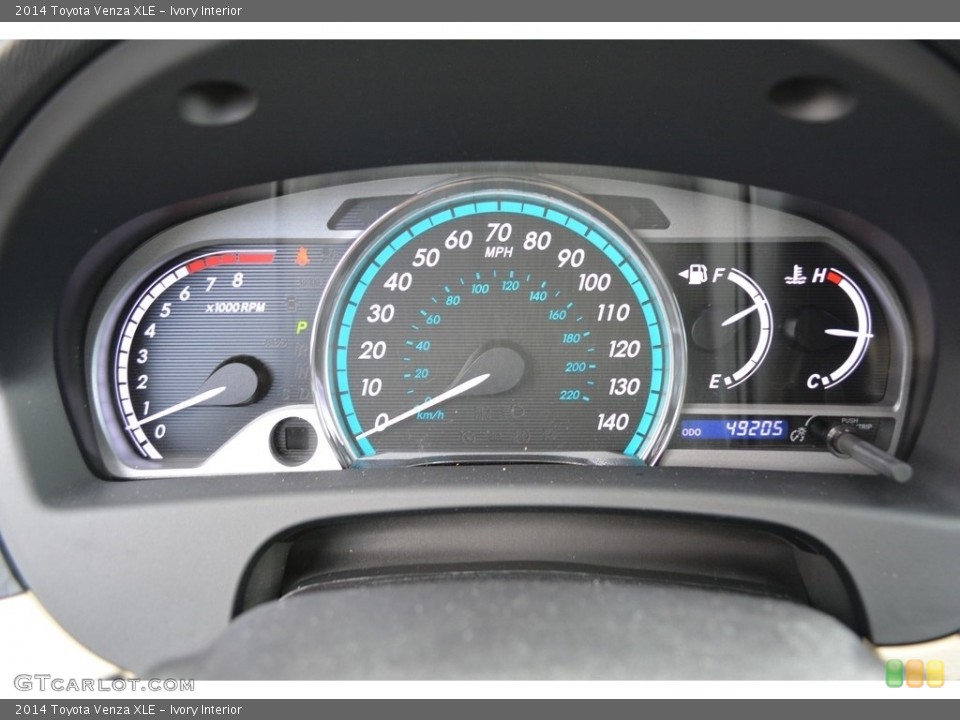 Ivory Interior Gauges for the 2014 Toyota Venza XLE #119705655