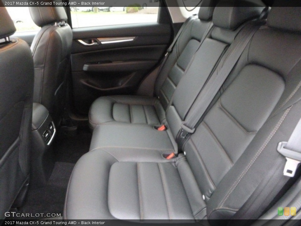 Black Interior Rear Seat for the 2017 Mazda CX-5 Grand Touring AWD #119707806