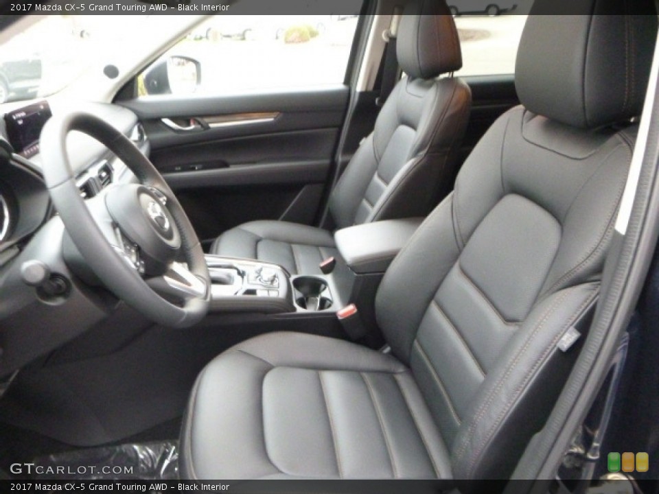 Black Interior Front Seat for the 2017 Mazda CX-5 Grand Touring AWD #119707869